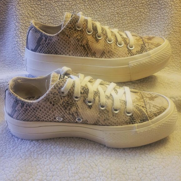 Converse Women's Chuck Taylor All Star Lift Snake Skin Effect -  Size 6 - Picture 10 of 10